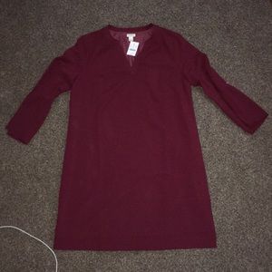 NWT! Cranberry Red Bell Sleeved JCrew Dress
